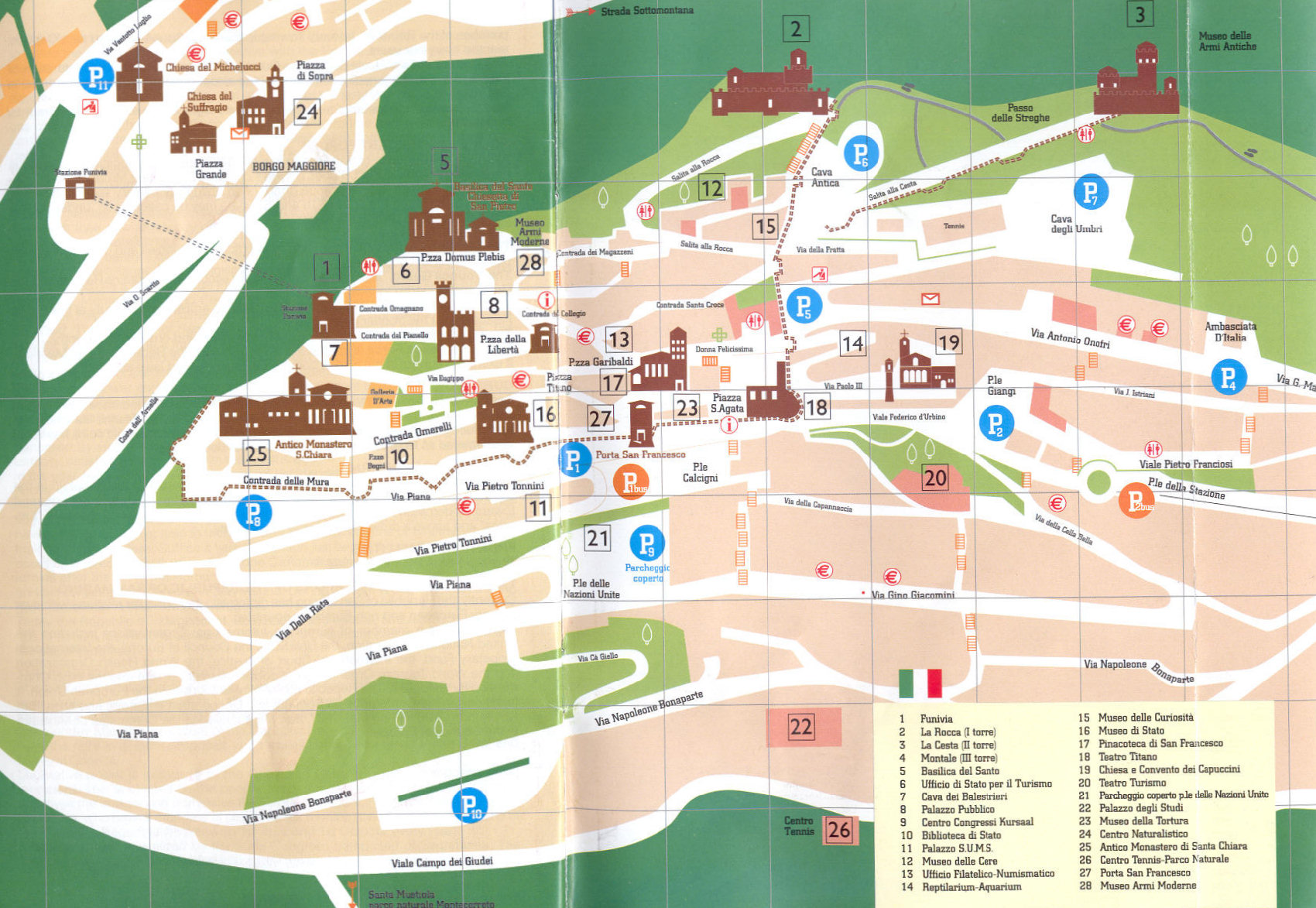 cartina spoleto